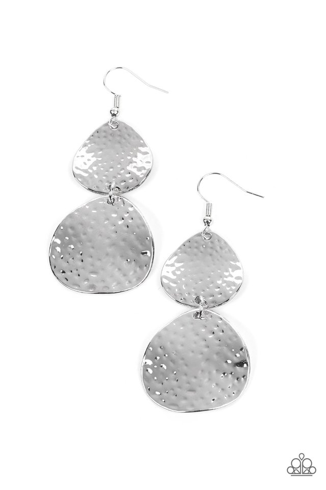 Bait and Switch - Silver - Paparazzi Earring Image