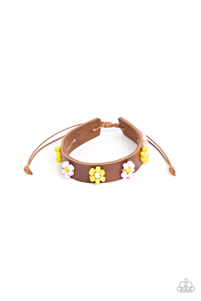 Flowery Frontier - Pink - Paparazzi Bracelet Image