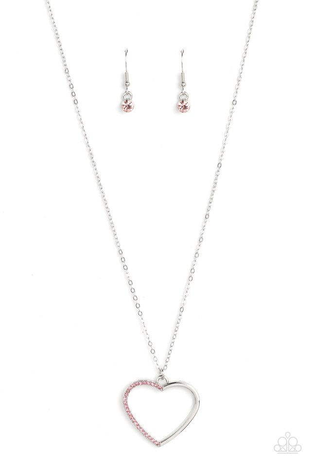Love to Sparkle - Pink - Paparazzi Necklace Image