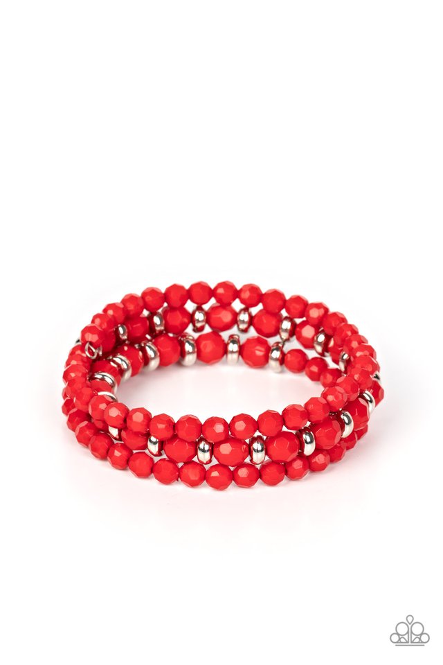Its a Vibe - Red - Paparazzi Bracelet Image