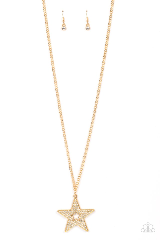 Superstar Stylist - Gold - Paparazzi Necklace Image