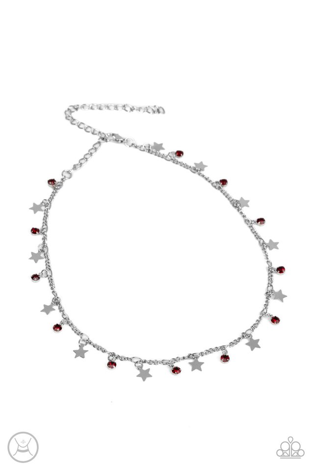 Little Lady Liberty - Red - Paparazzi Necklace Image