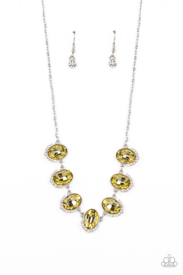Unleash Your Sparkle - Yellow - Paparazzi Necklace Image