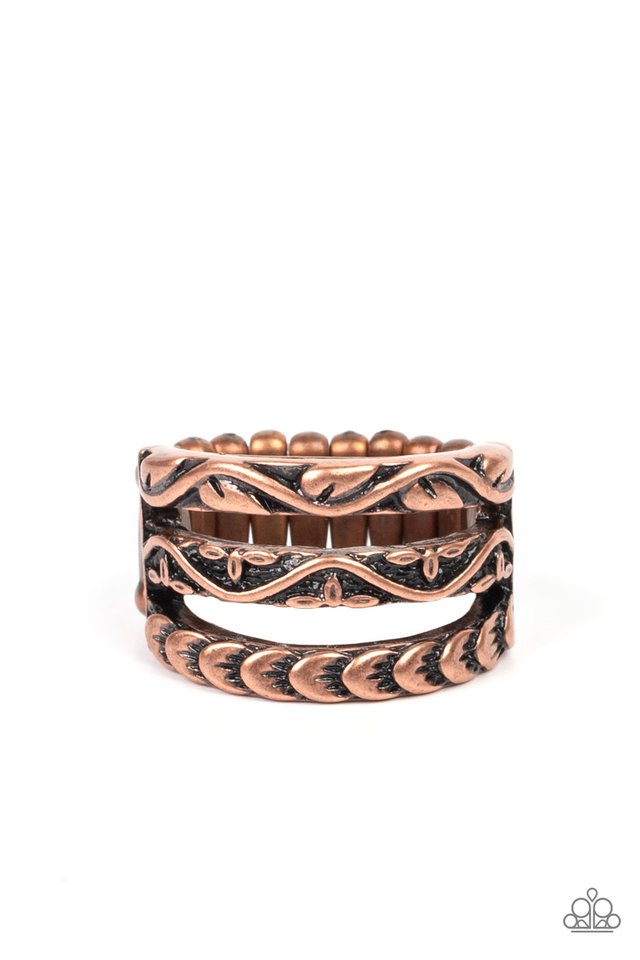 Canyon Canopy - Copper - Paparazzi Ring Image
