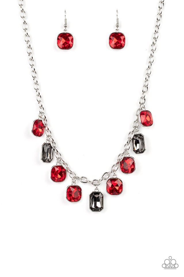 Best Decision Ever - Red - Paparazzi Necklace Image