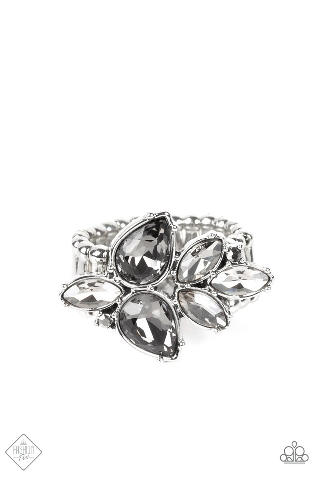 Ice-Cold Couture - Silver - Paparazzi Ring Image