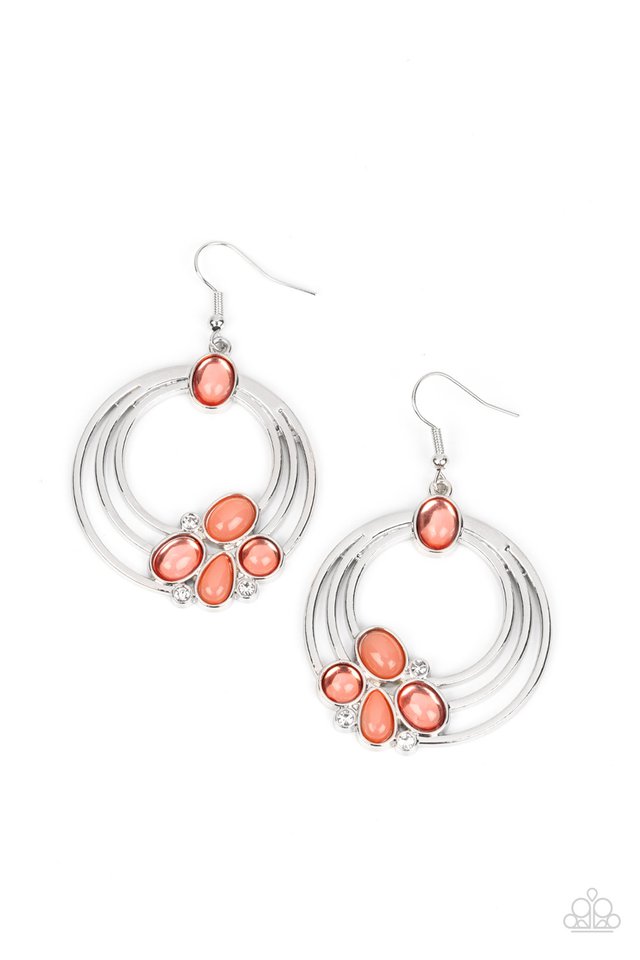 Dreamy Dewdrops - Orange - Paparazzi Earring Image