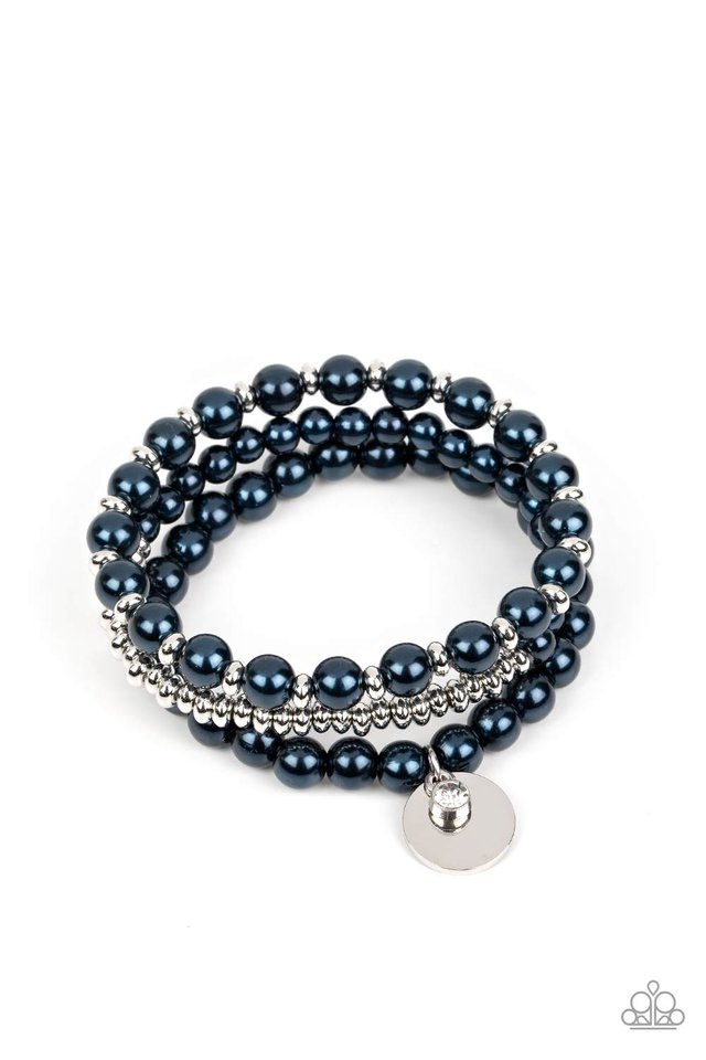 Pearly Professional - Blue - Paparazzi Bracelet Image