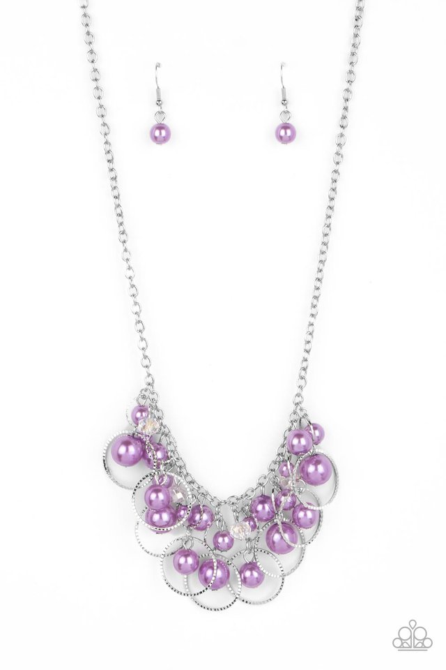 Ballroom Bliss - Purple - Paparazzi Necklace Image