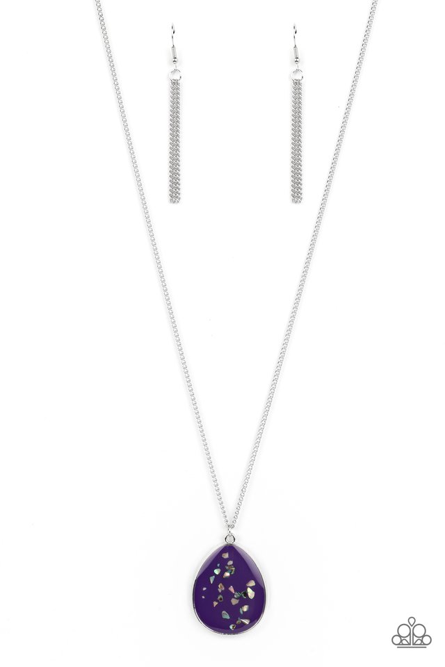 Shimmering Seafloors - Purple - Paparazzi Necklace Image