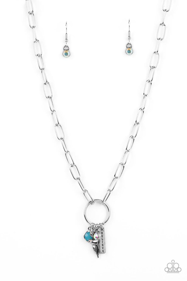 Inspired Songbird - Blue - Paparazzi Necklace Image