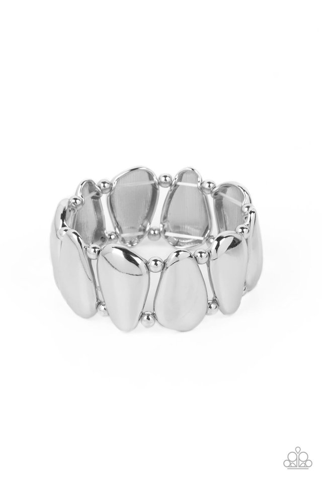 Classy Cave - Silver - Paparazzi Bracelet Image