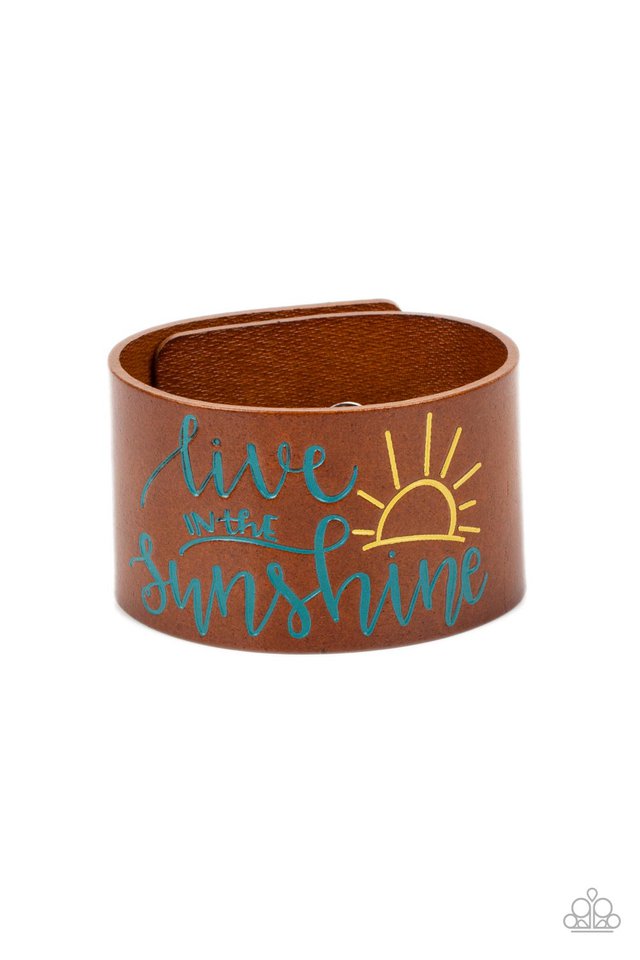 Sunshine Season - Blue - Paparazzi Bracelet Image