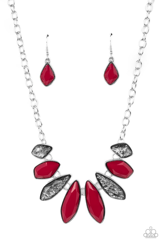 Crystallized Couture - Red - Paparazzi Necklace Image