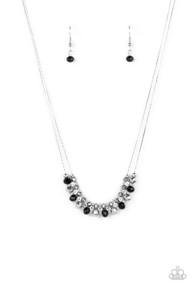 Shimmering High Society - Black - Paparazzi Necklace Image