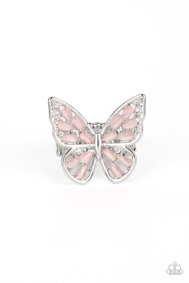 Flying Fashionista - Pink - Paparazzi Ring Image