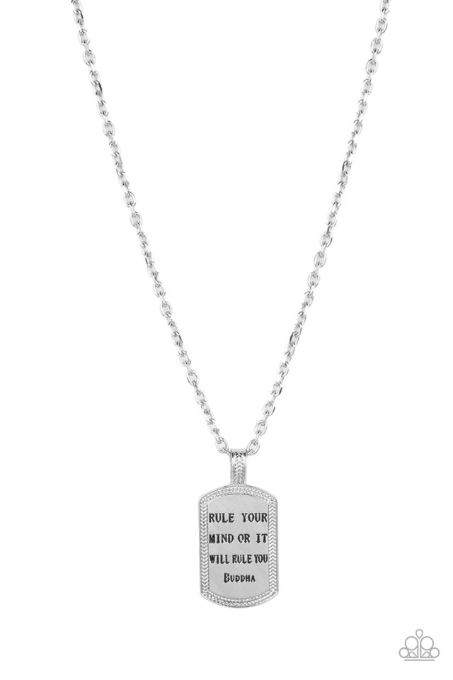 Empire State of Mind - Silver - Paparazzi Necklace Image
