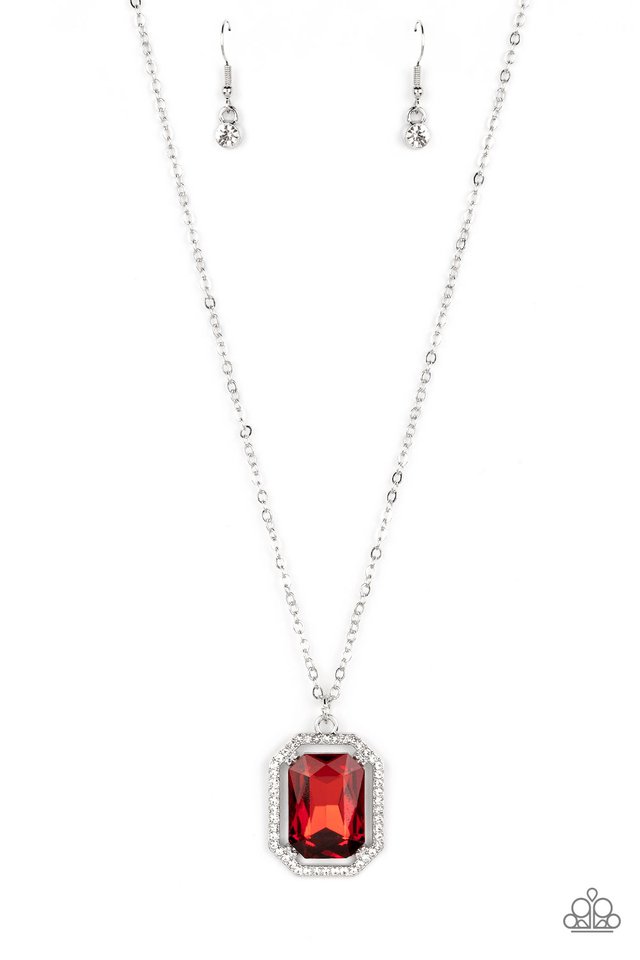 Galloping Gala - Red - Paparazzi Necklace Image