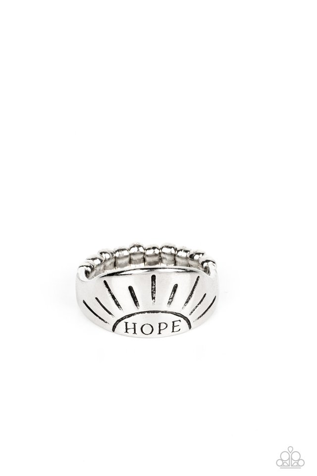 Hope Rising - Silver - Paparazzi Ring Image