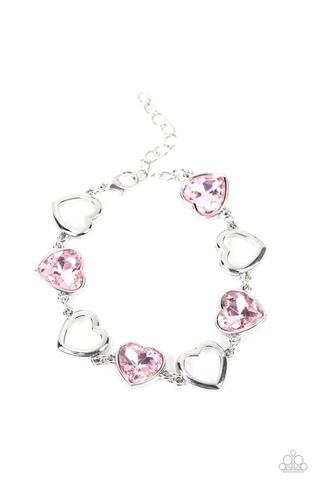 Sentimental Sweethearts - Pink - Paparazzi Bracelet Image