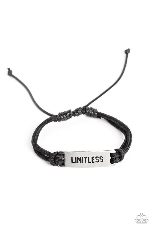 Limitless Layover - Black - Paparazzi Bracelet Image