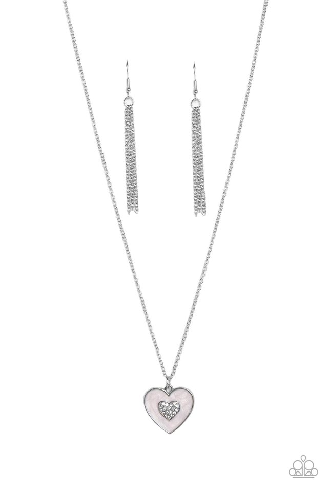 So This Is Love - Pink - Paparazzi Necklace Image