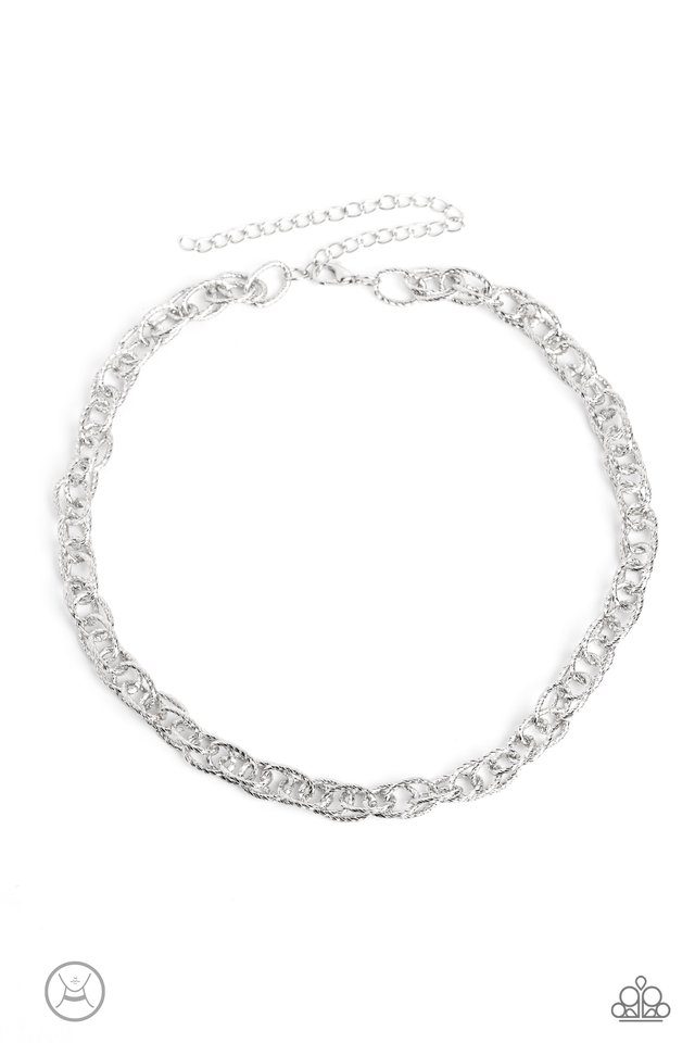 If I Only Had a CHAIN - Silver - Paparazzi Necklace Image