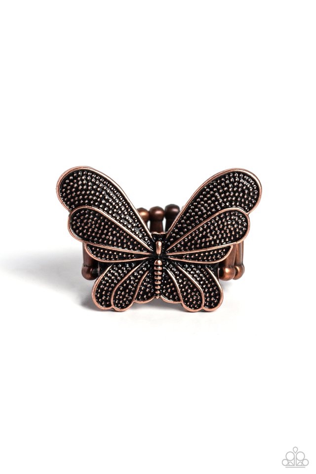 Fairy Wings - Copper - Paparazzi Ring Image
