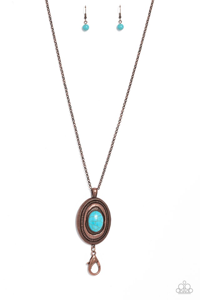 Sierra Sage - Copper - Paparazzi Necklace Image
