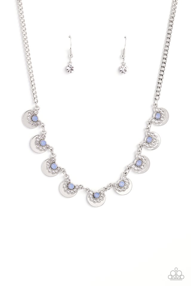 Grandiose Grace - Blue - Paparazzi Necklace Image