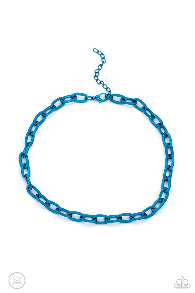 Exuberant Encore - Blue - Paparazzi Necklace Image
