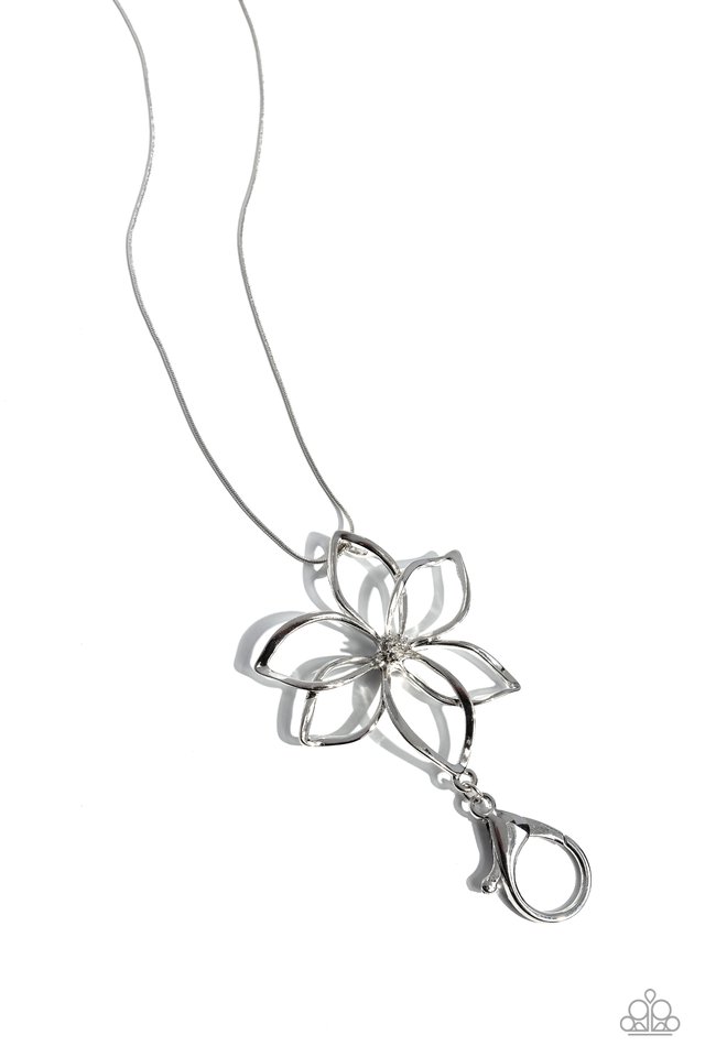 Flowering Fame - Silver - Paparazzi Necklace Image