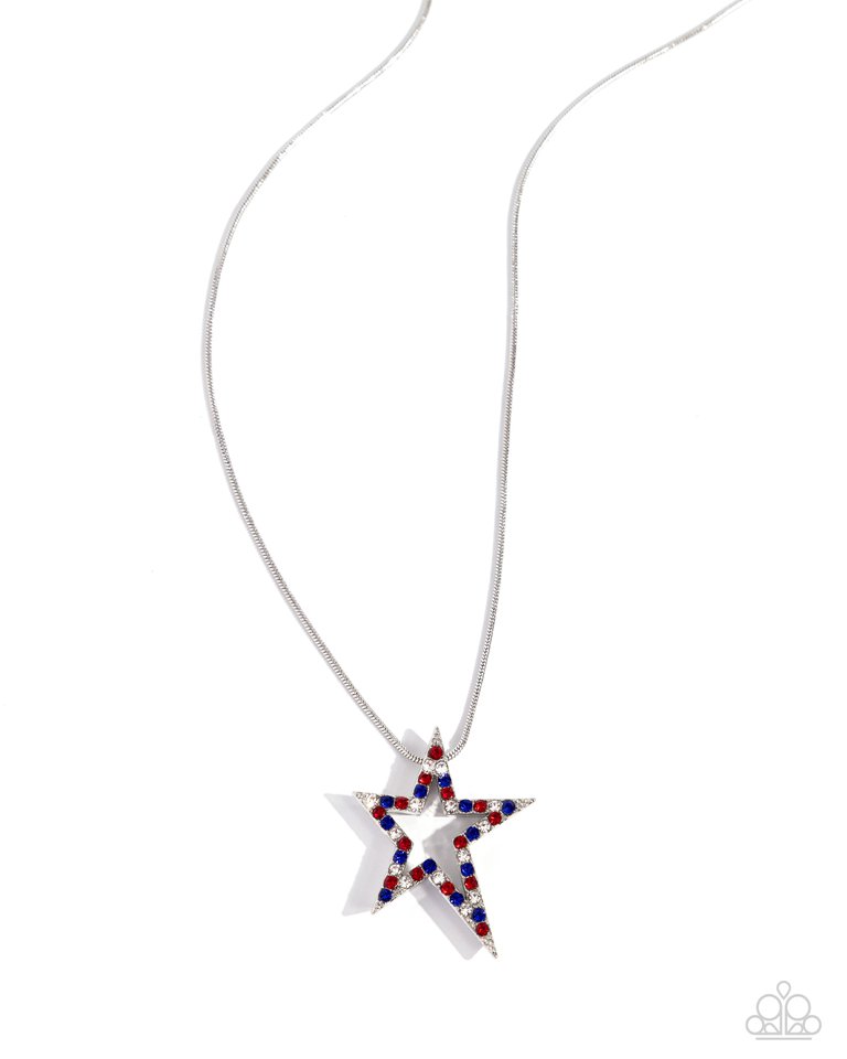 Patriotic Passion - Multi - Paparazzi Necklace Image